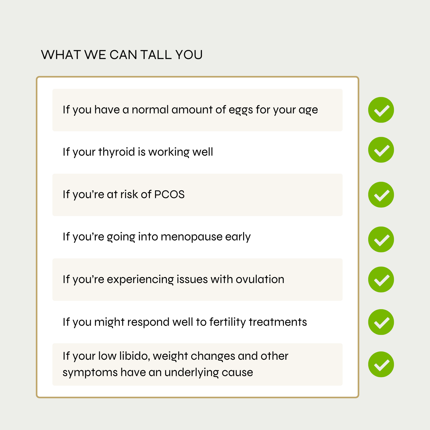 Hormone & Fertility Test